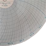 Crematory-Parts.com - Chart Paper, 0 to 2500F, 24 Hr, 10 Inch